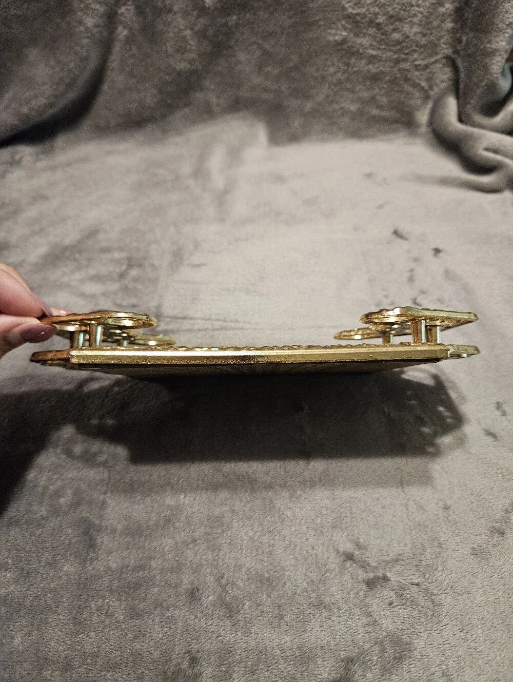Vintage-style decorative vanity tray